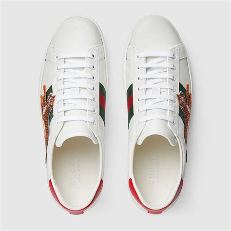 ace high top sneaker gucci|Gucci ace tiger sneakers.